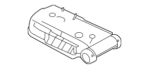 Крышка подлокотника, нижняя часть
 BMW 51162993650
