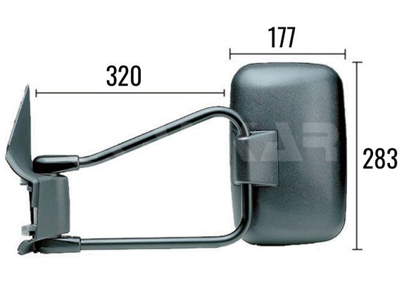 Наружное зеркало ALKAR 9201966