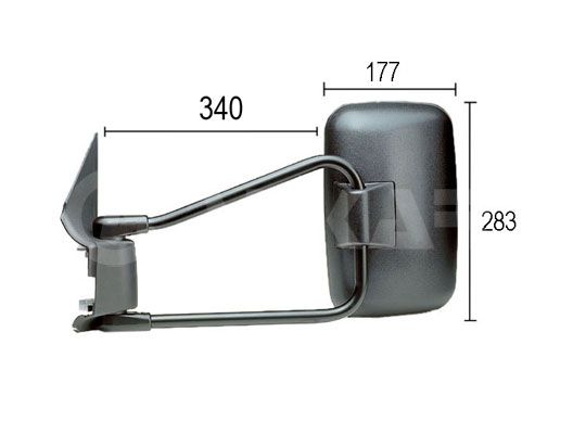 Наружное зеркало ALKAR 9201969