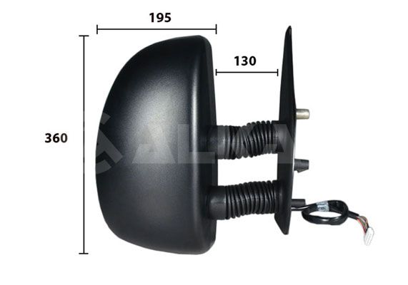 Наружное зеркало ALKAR 9240929