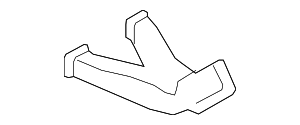 Luftkanal Fondraum Mitte
 BMW 51166806808