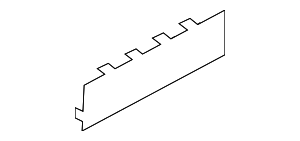 Накладка Зд SCHWARZ
 BMW 51169200883