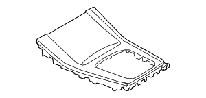 Накл.центр.к.fineline Stripe Кор.глянц.
 BMW 51169483640