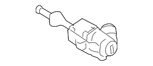 Запорный механизм с ключом Л
 BMW 51217161429