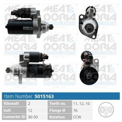 Стартер MEAT & DORIA 5015163