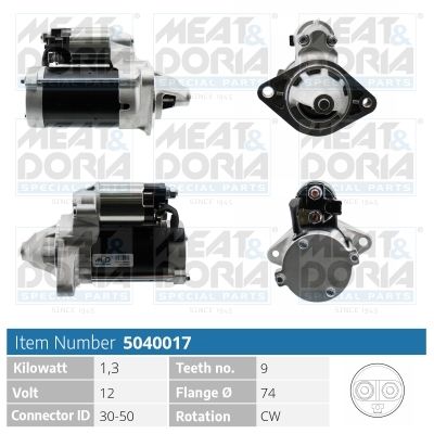 Стартер MEAT & DORIA 5040017