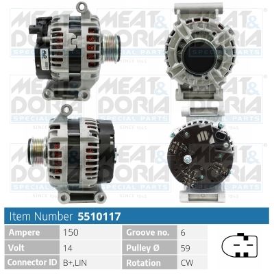 Генератор MEAT & DORIA 5510117