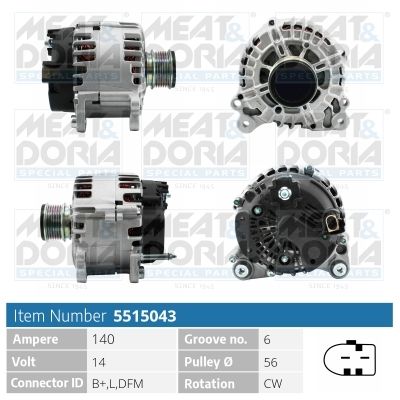 Генератор MEAT & DORIA 5515043