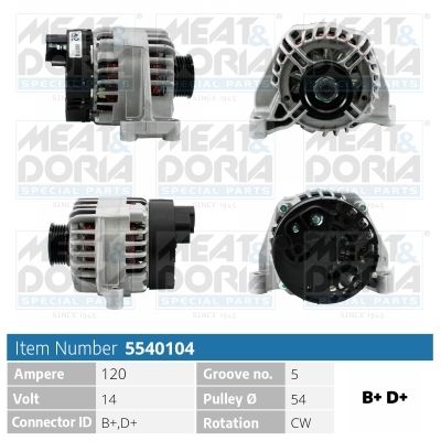 Генератор MEAT & DORIA 5540104