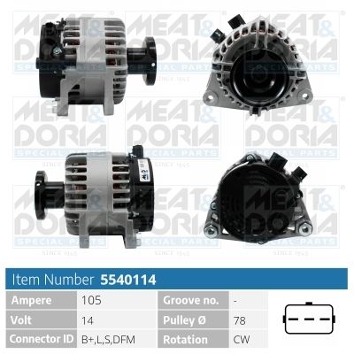 Генератор MEAT & DORIA 5540114