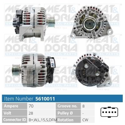 Генератор MEAT & DORIA 5610011