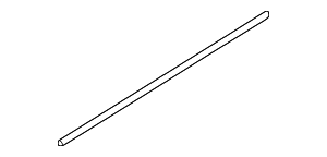 Защитный молдинг шахты Л Наруж GLANZSCHWARZ
 BMW 51328257701