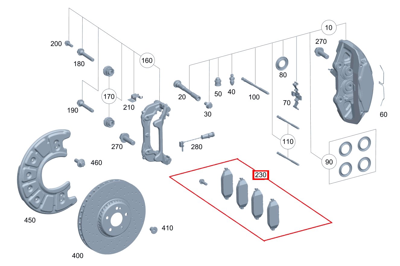 
 Mercedes-Benz A0004207902