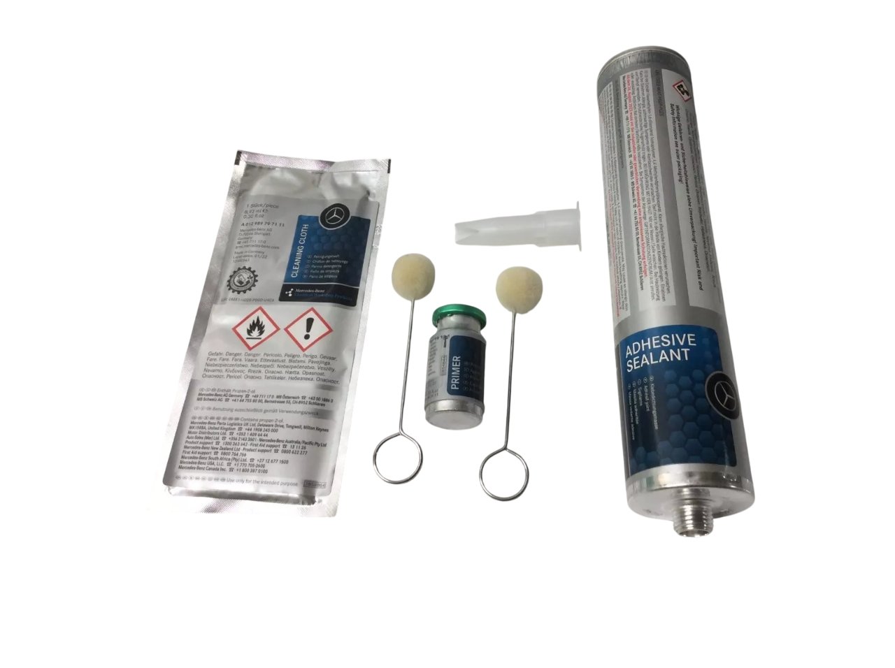 Ремкомплект для вклейки стекла
 Mercedes-Benz A0009894905