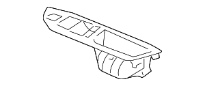 Накладка ручки Л SCHWARZ
 BMW 51416975791