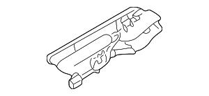 Ручка привода замка двери П Внутр GRAPHIT MET.
 BMW 51427122428