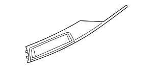Blende I-Tafel Alu Hexagon Bei
 BMW 51456827336