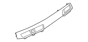 Blende I-Tafel Alu Hexagon Beifahrer
 BMW 51458064739