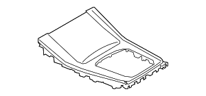 Накладка Центр.консоли Alu Tetragon
 BMW 51458745194