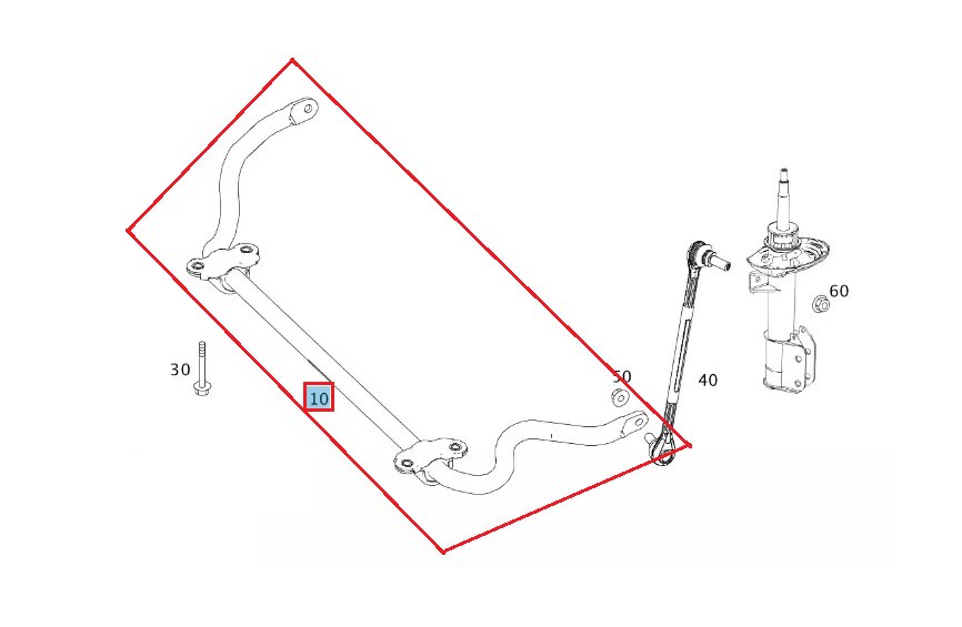Торсион
 Mercedes-Benz A2043231965