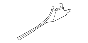 Защитная планка порога Л Пд SCHWARZ
 BMW 51479147985