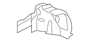 Кожух колесной ниши, задняя часть, П Пд
 BMW 51717180622