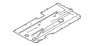 Облицовка днища кузова л пд
 BMW 51757213671