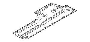 Unterbodenverkleidung Seitlich Rechts
 BMW 51757340176