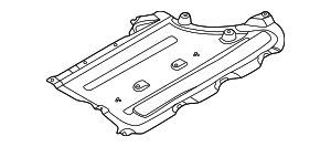 Unterbodenverkleidung Mitte
 BMW 51757394743