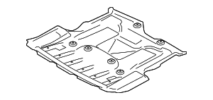 Экран моторного отсека M, защита картера 4WD
 BMW 51758047450