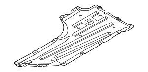 Облицовка Днища Кузова Л Бок
 BMW 51758074617