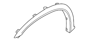Накладка M на арку колеса загрунтов.П Пд
 BMW 51777206656