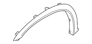 Накладка M на арку колеса загрунтов.Л Пд
 BMW 51777206659