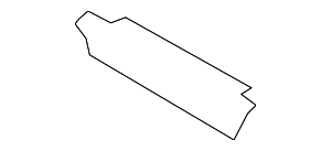 Накладка верхней шины Л Пд SCHWARZ
 BMW 52107162235