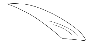 Заднее стекло - обогреваемое
 BMW 54347128754