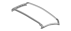 Уплотнение панели крыши Ср ALU MATT
 BMW 54377217243