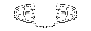 Schalter Multifunktionslenkrad
 BMW 61319327079