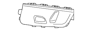 Переключатель регулировки сиденья л
 BMW 61319359817
