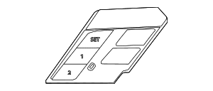 Панель Управления Функция Сиденья Прав.
 BMW 61319436039