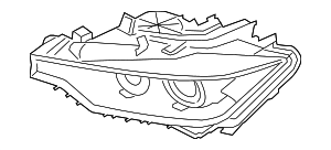 Биксеноновая фара ahl л
 BMW 63117338707