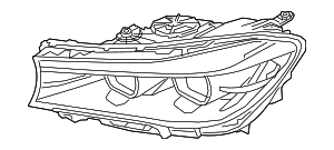Scheinwerfer Led Ahl High Links
 BMW 63117408705