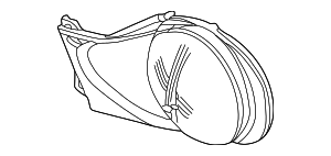 Накладка Противотуманной Фары П
 BMW 63176906428