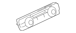 Панель управления автом.сист.кондицион. PERLGLANZ CHROM
 BMW 64119199260