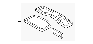 Satz Dichtungen
 BMW 64119361704