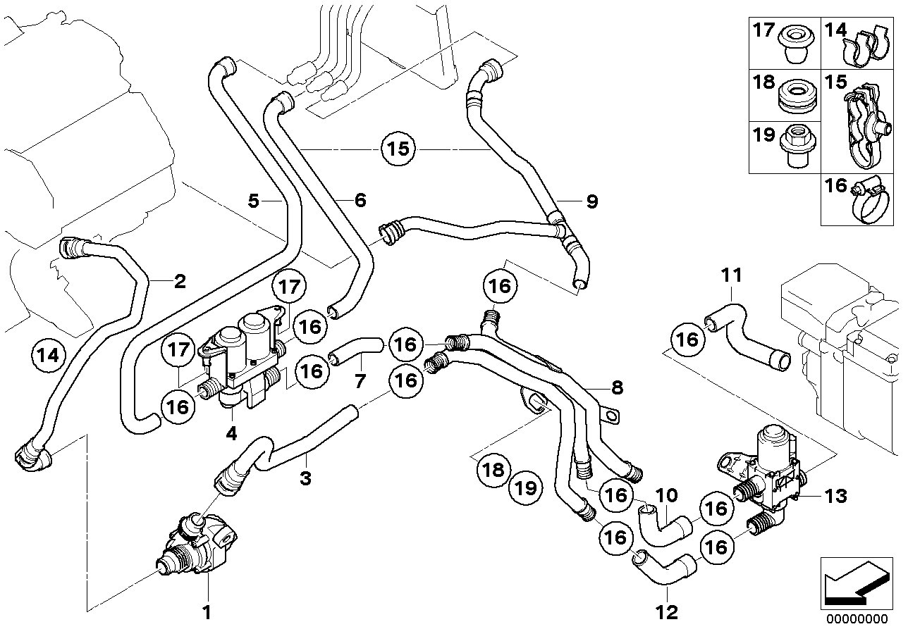 Переключающий Клапан
 BMW 64126906381
