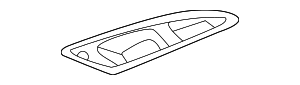 Корпус вентиляционной решетки непрям SCHWARZ
 BMW 64228383676