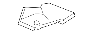 Корпус микрофильтра верхняя часть LHD
 BMW 64316945575