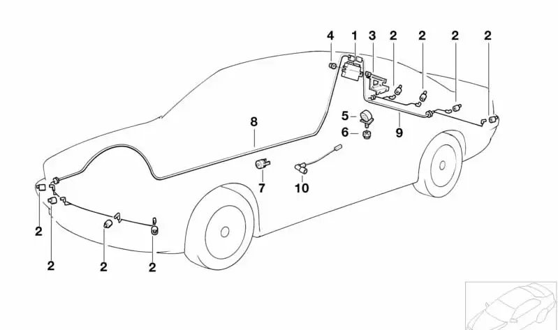 ЭБУ активной PDC
 BMW 66209129816