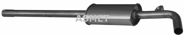 Средний глушитель выхлопных газов ASMET 10102