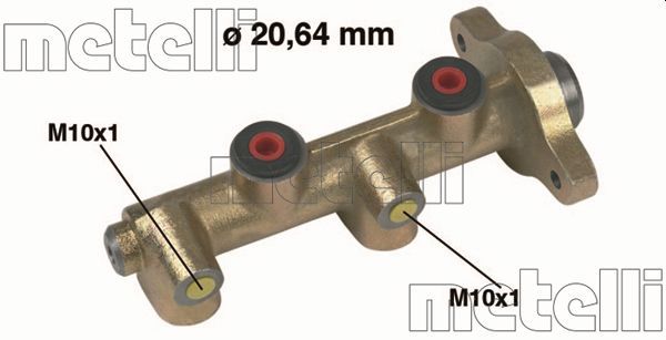 Главный тормозной цилиндр METELLI 050117